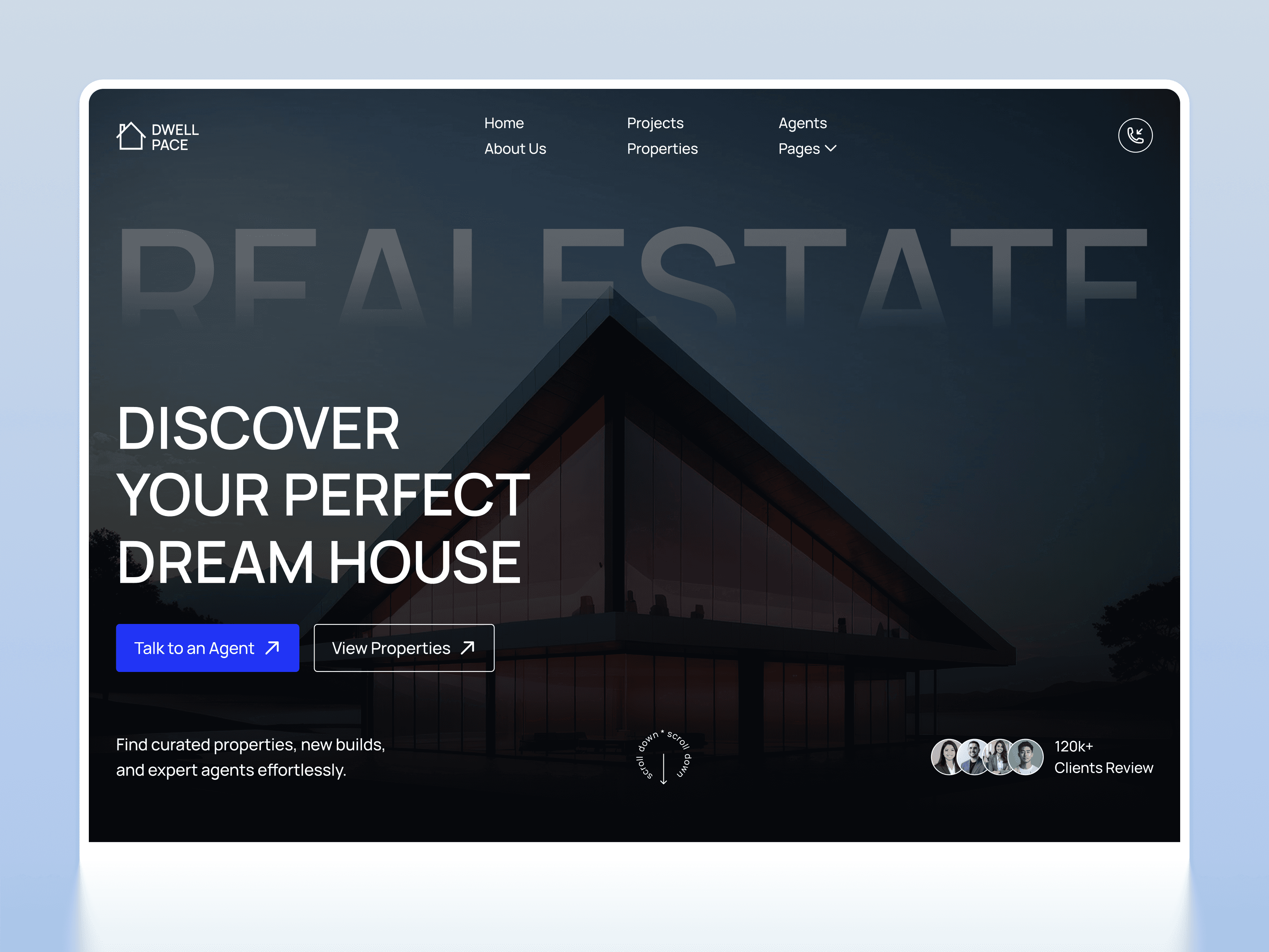 webflow real estate template
