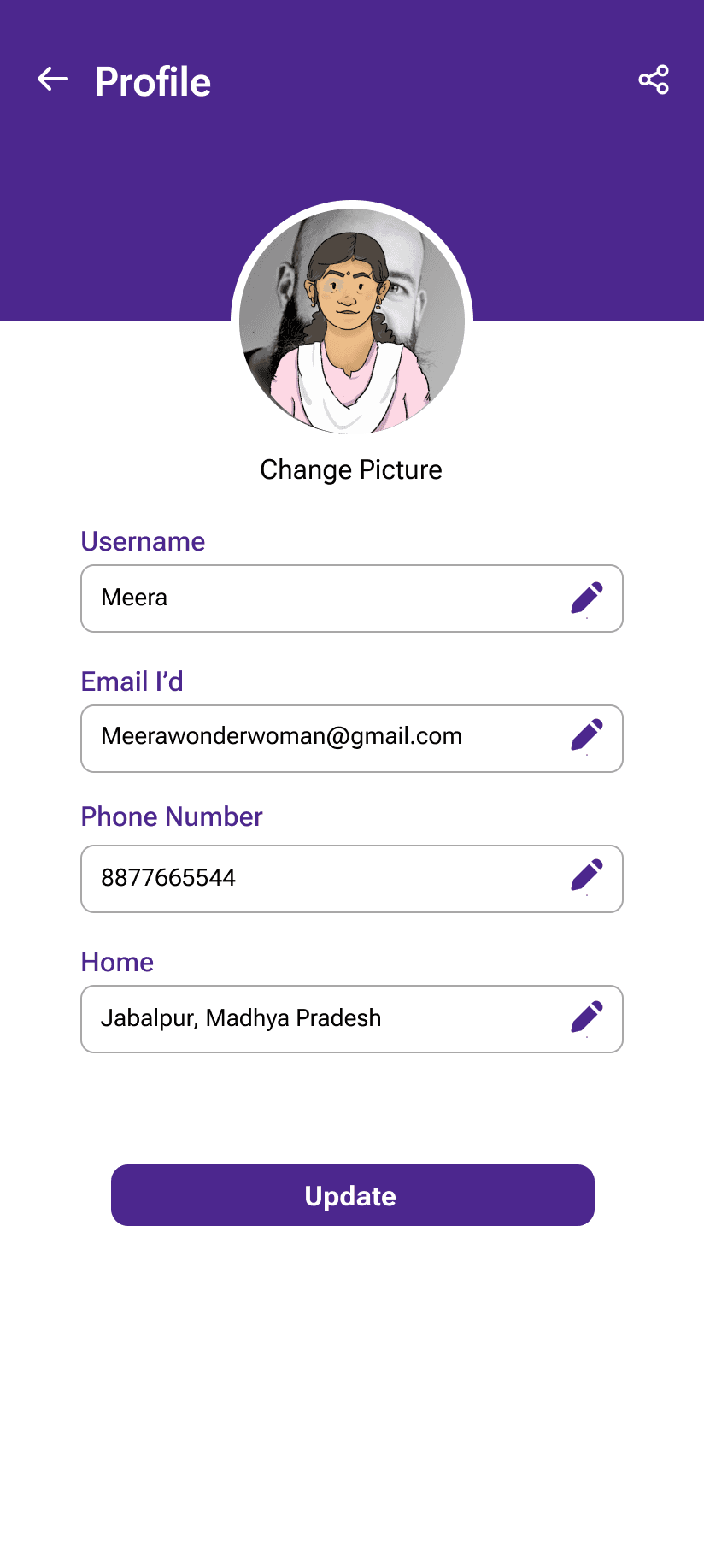 travel app ui