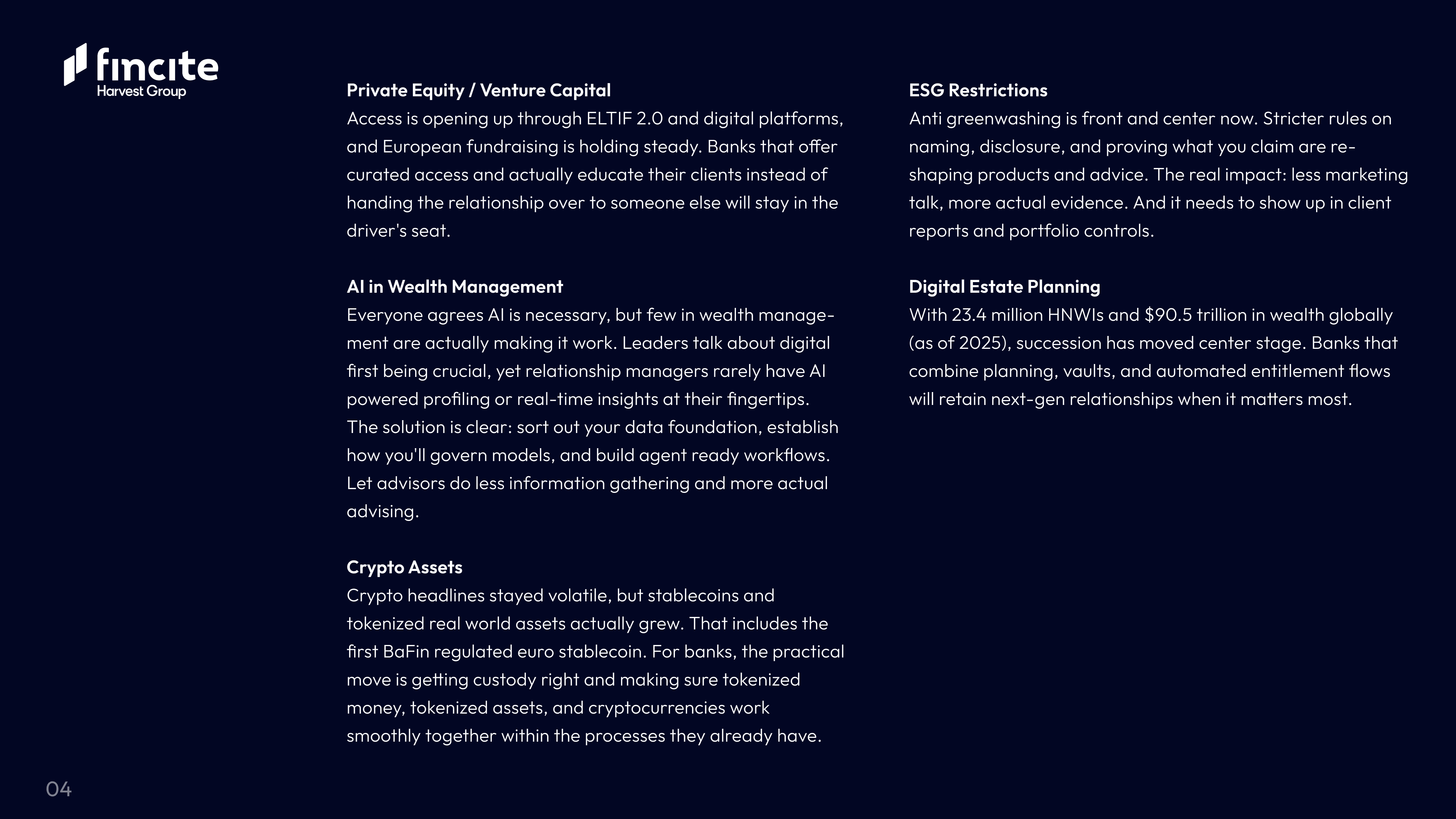 Einführung Seite 3 des WealthTech Radars 2026