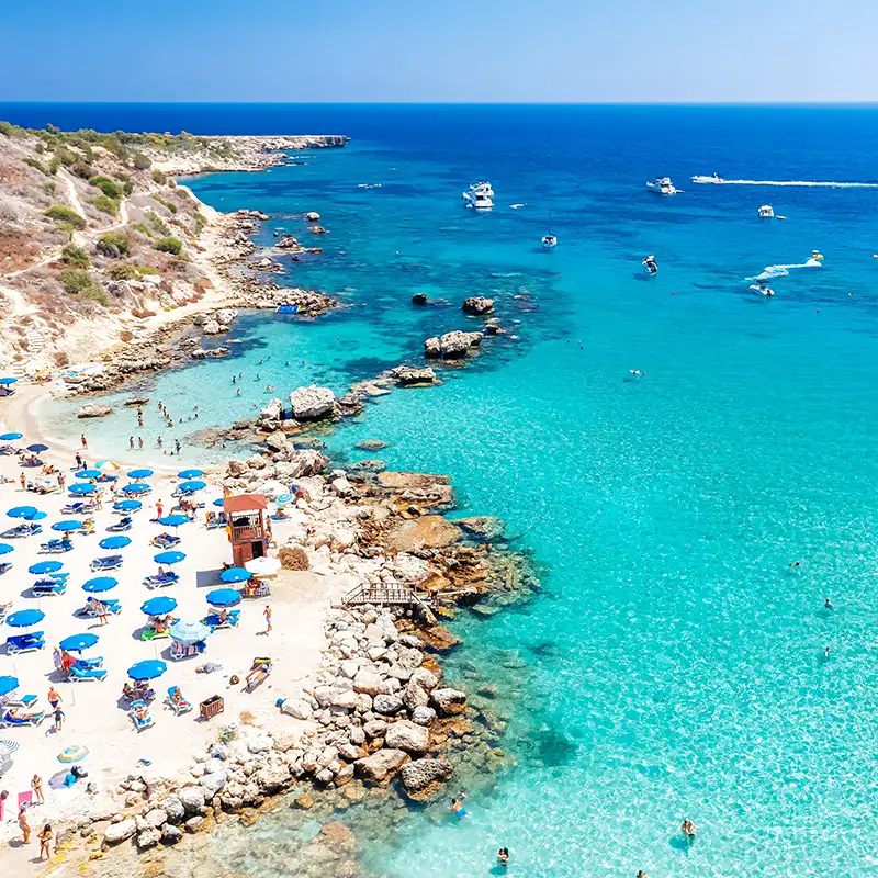 Opplev Konnos Bay Beach på Kypros | Expa Travel