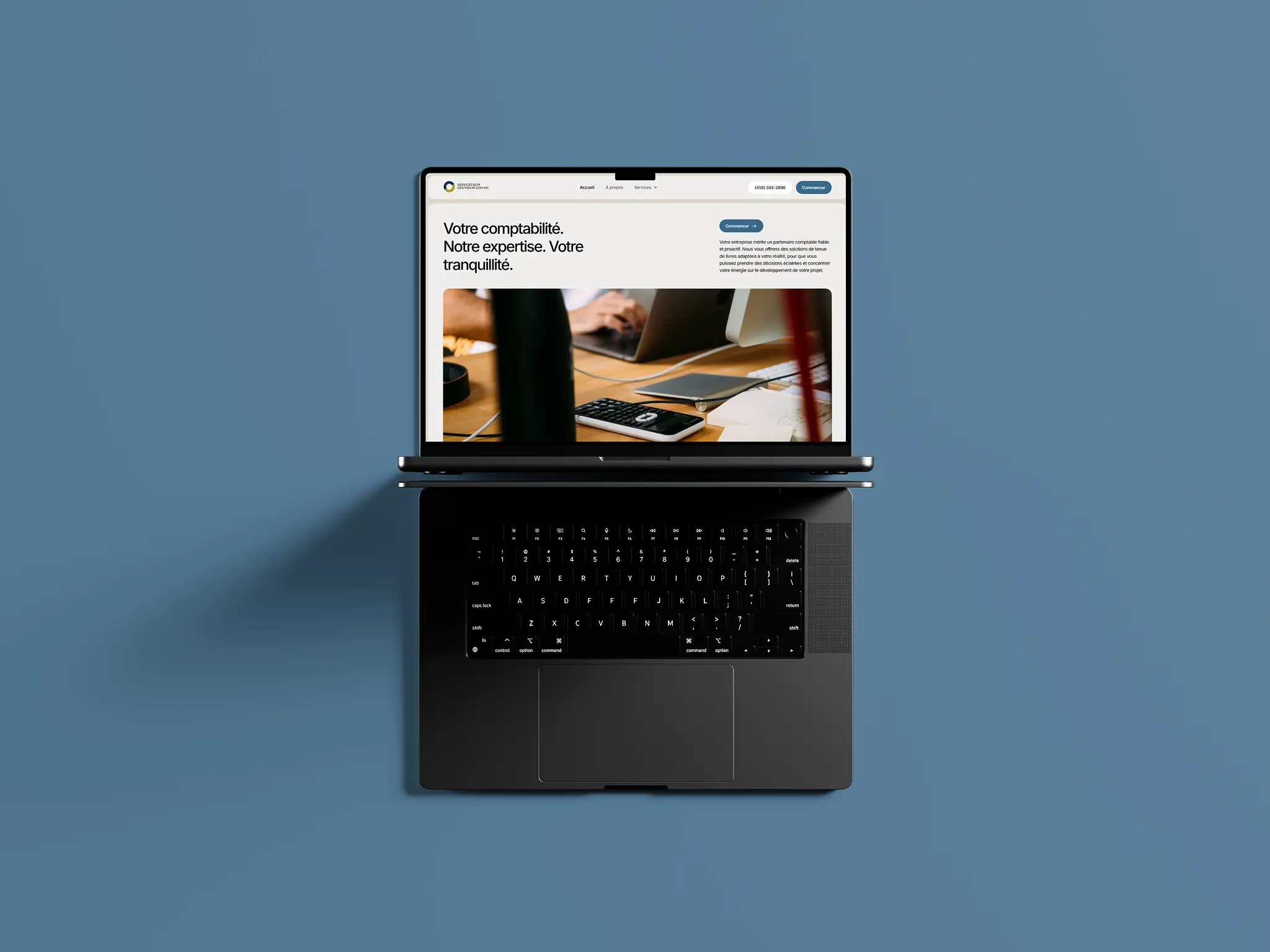 Réalisation b2web — conception du site web de Sciage & Forage Robert, entreprise de sciage et forage de béton