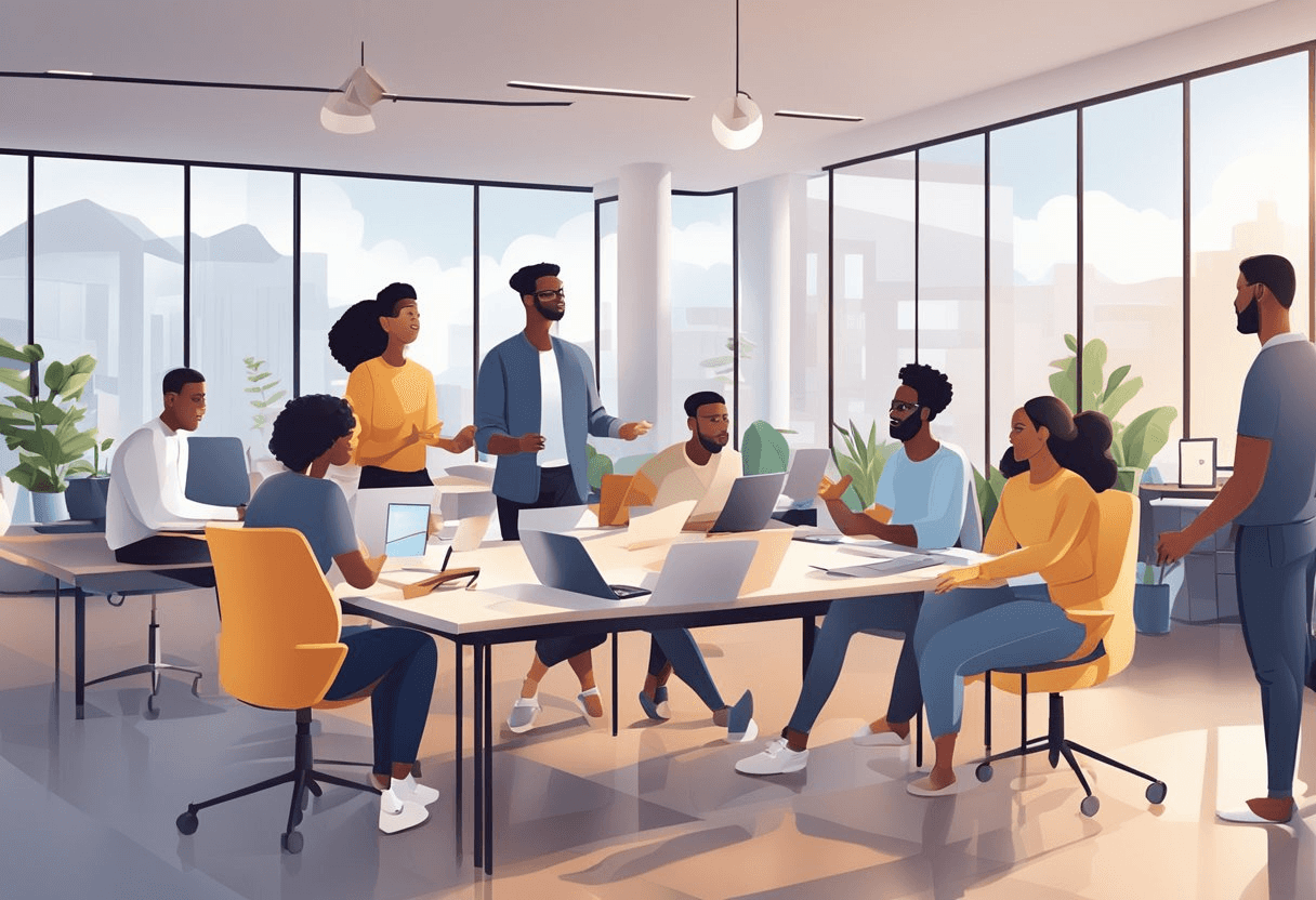 HR Professional Conducting a Workshop