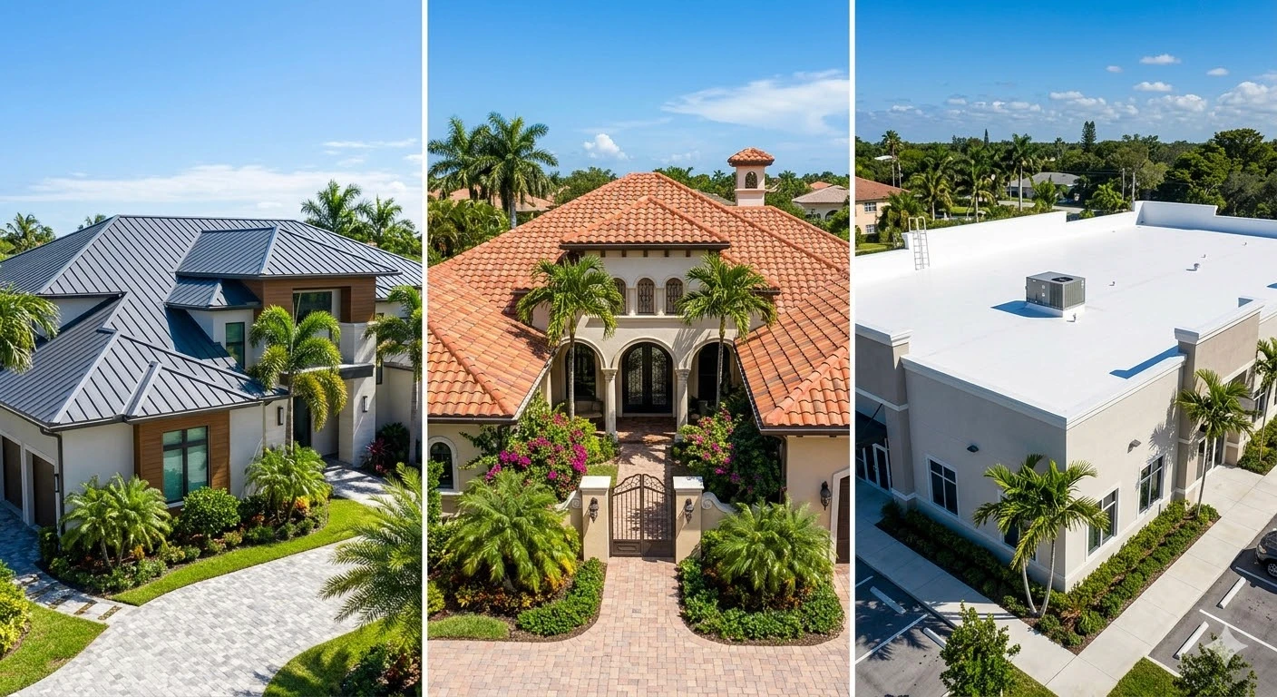 Full range of residential and commercial roofing services in South Florida by Roofing Network