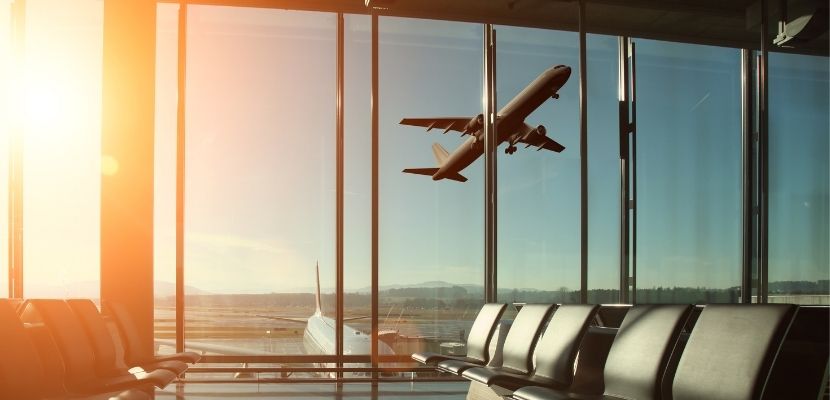 Airport waiting area