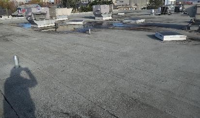 Commercial building roof inspection Burnaby