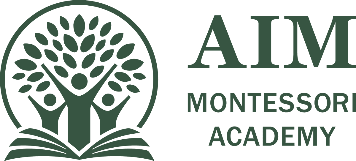 Aim Montessori Academy horizontal logo