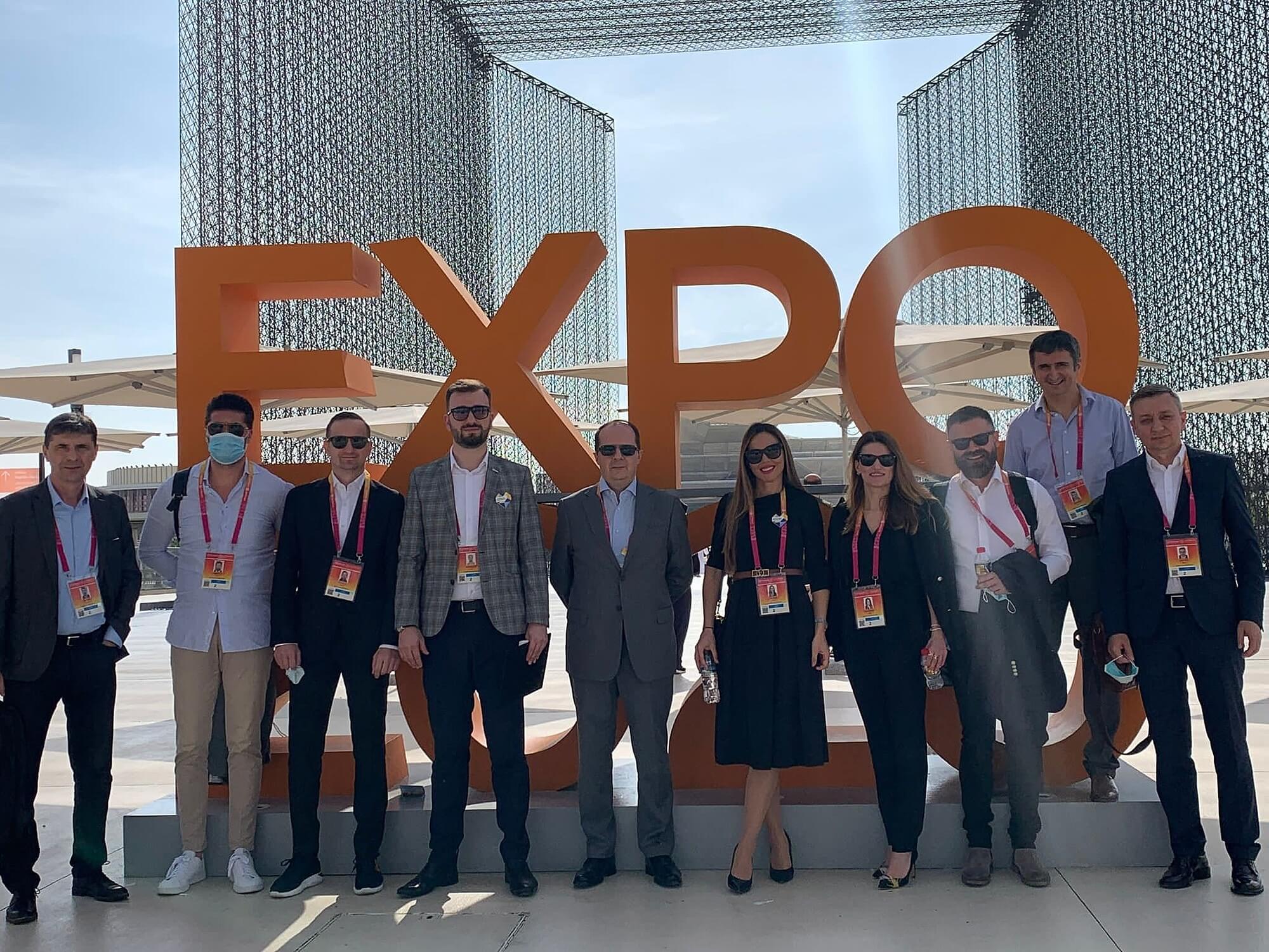 Edin Deljkic discussing BiH IT industry at Dubai Expo 2020