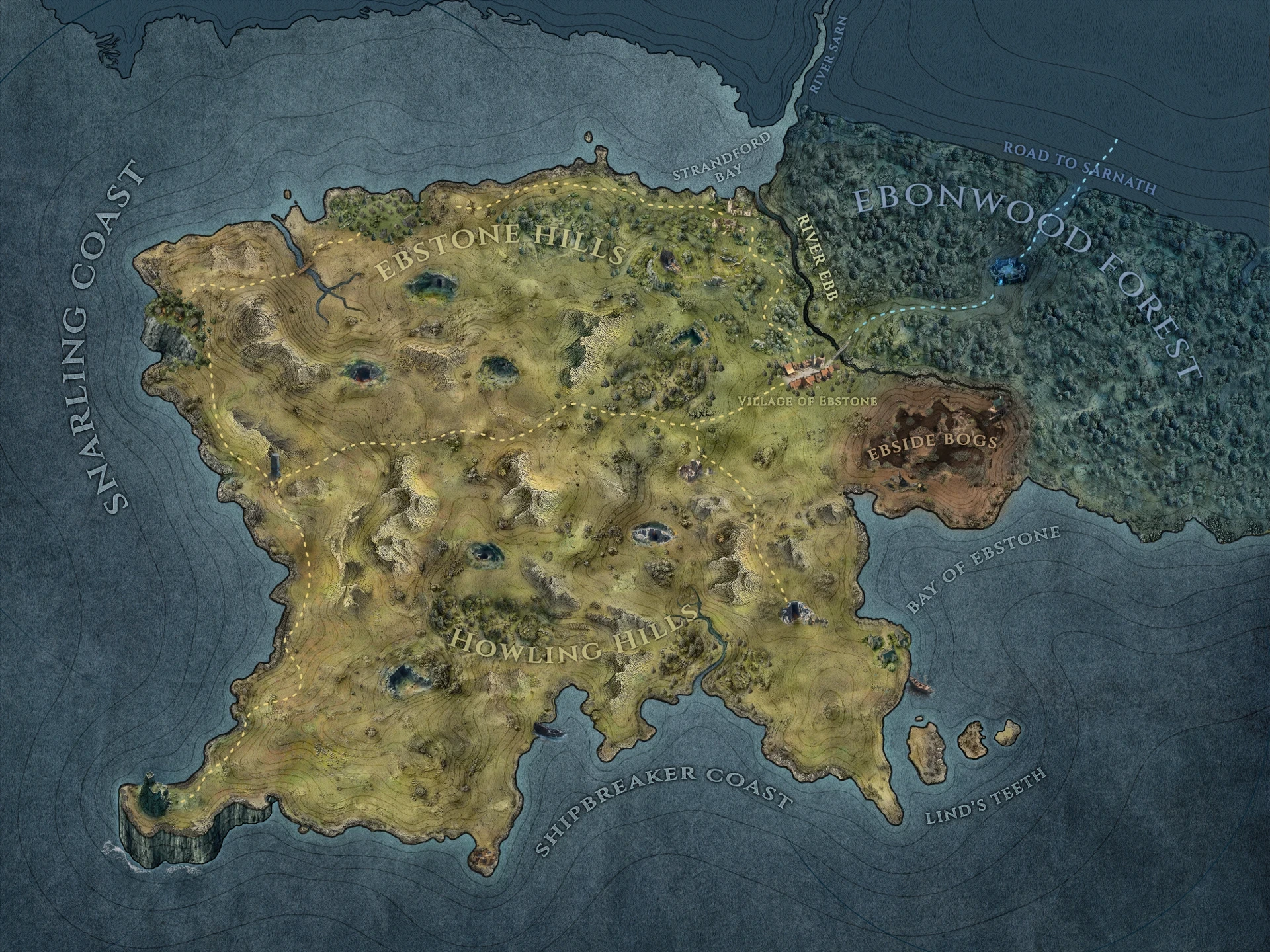 Map of Ebstone