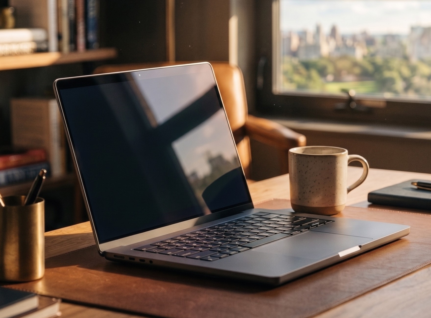 Woman holding a smartphone looking through the glass 