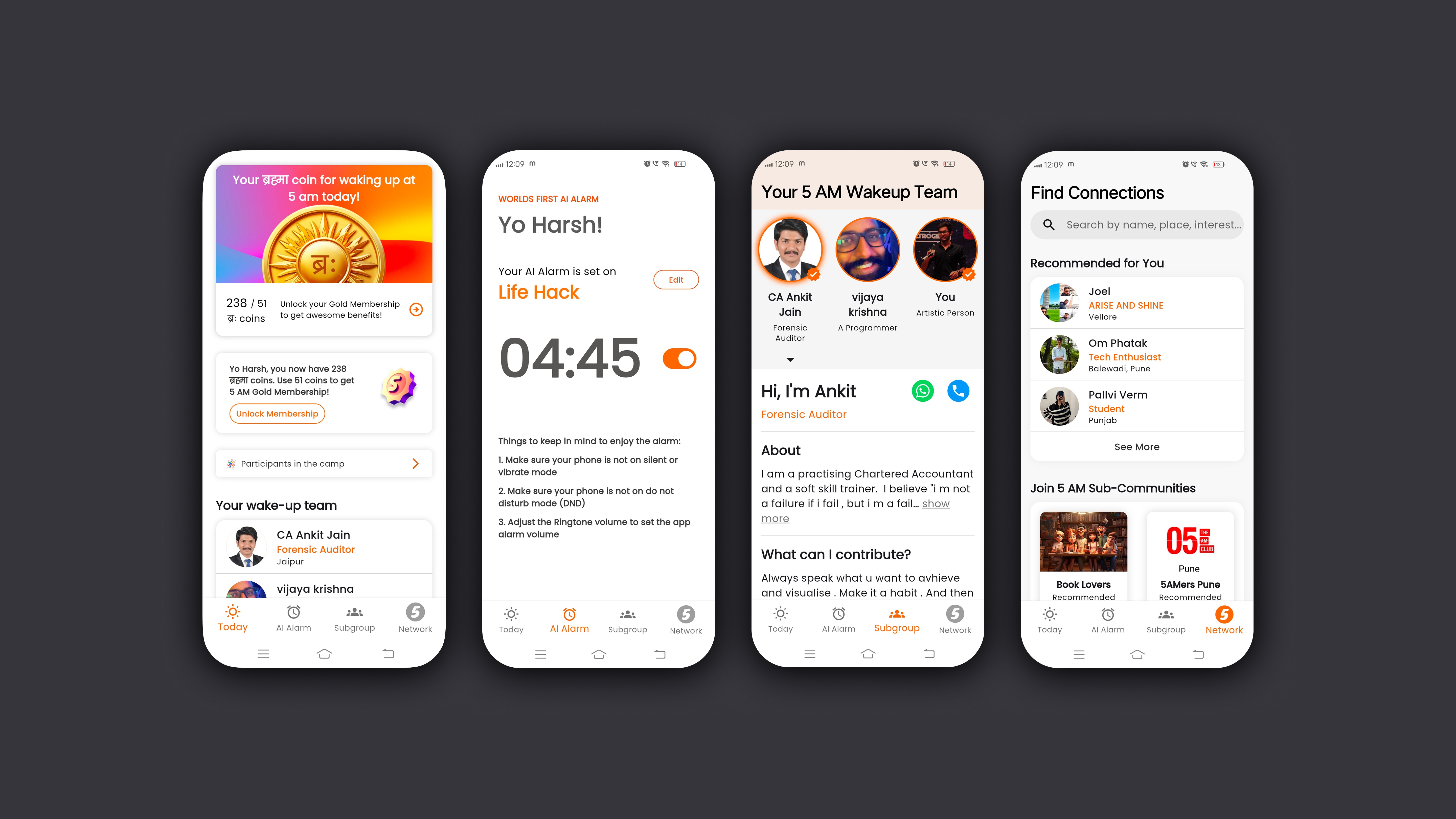 Homescreen with open bottom drawer