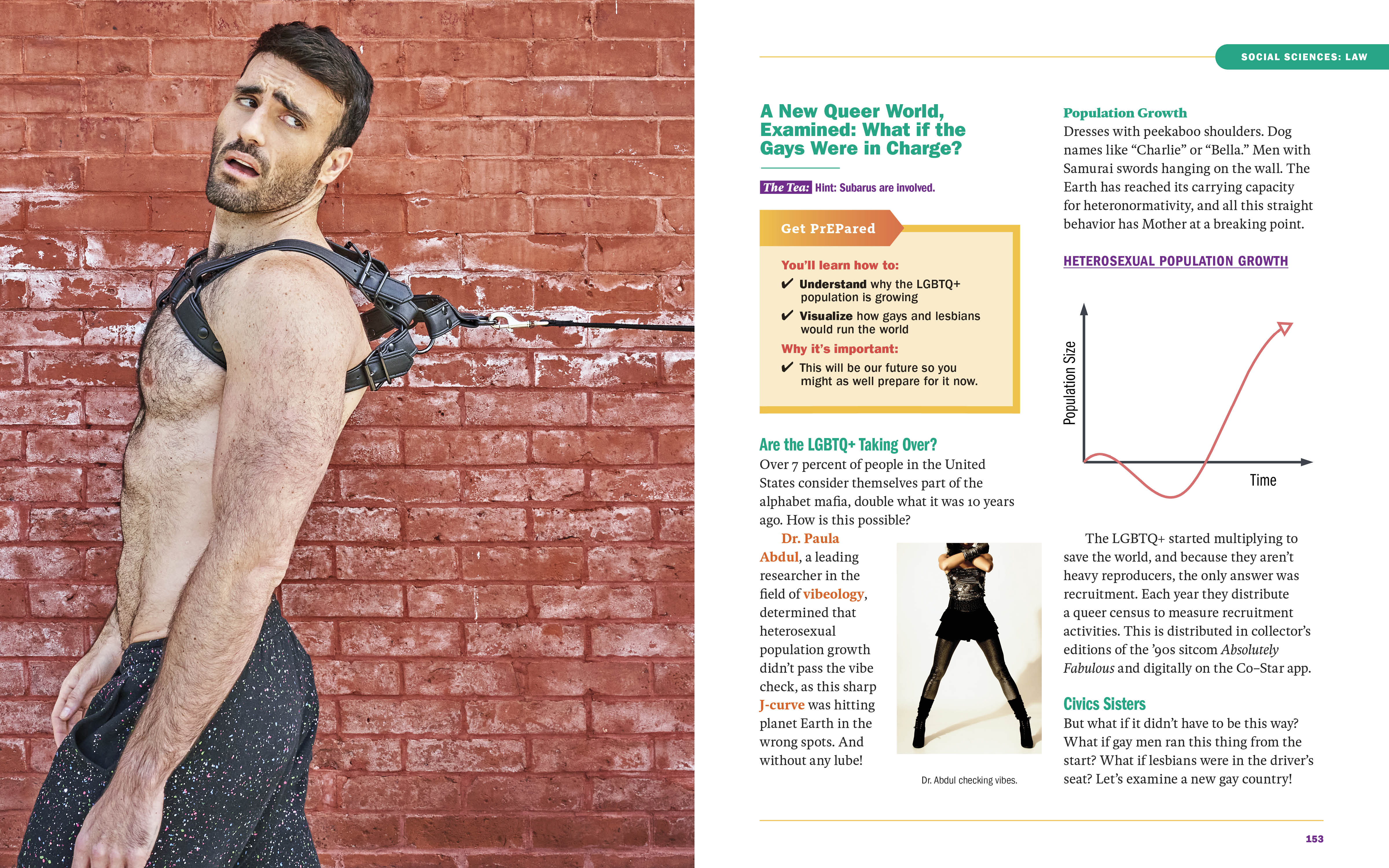 Rob Anderson posed against a red brick wall for Gay Science