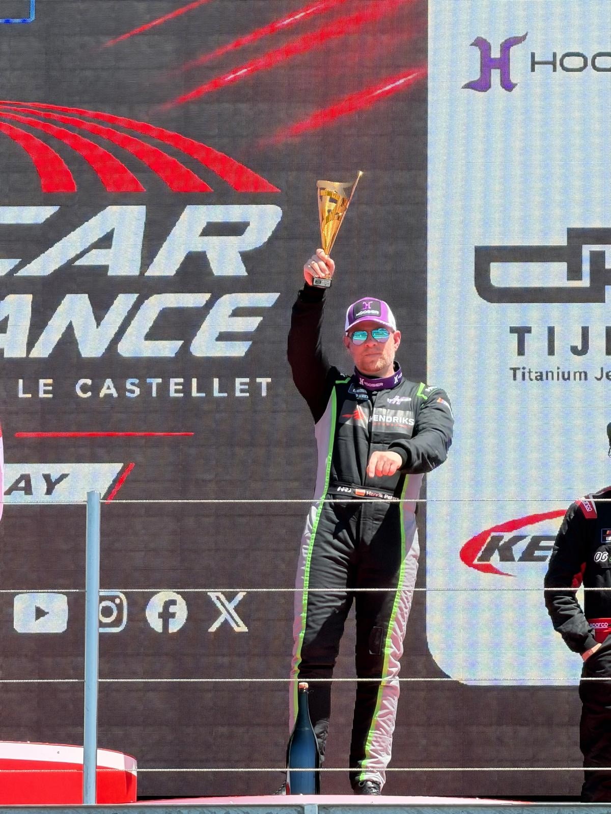 Henrik Peters first NASCAR Euro Series podium at Le Castellet