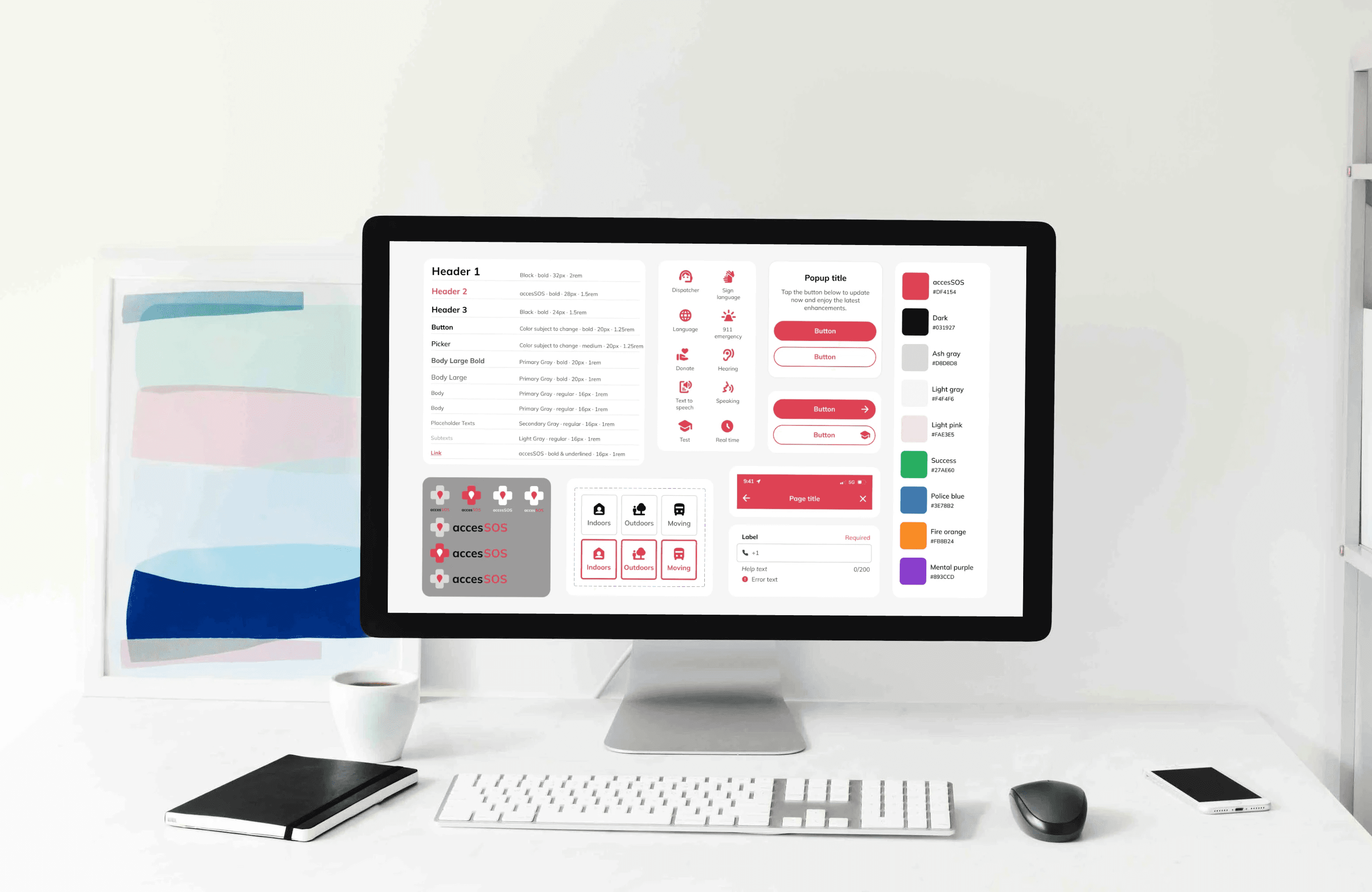 Design System for accesSOS