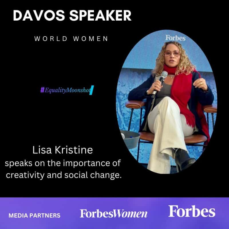 Lisa speaks at World Woman DAVOS
