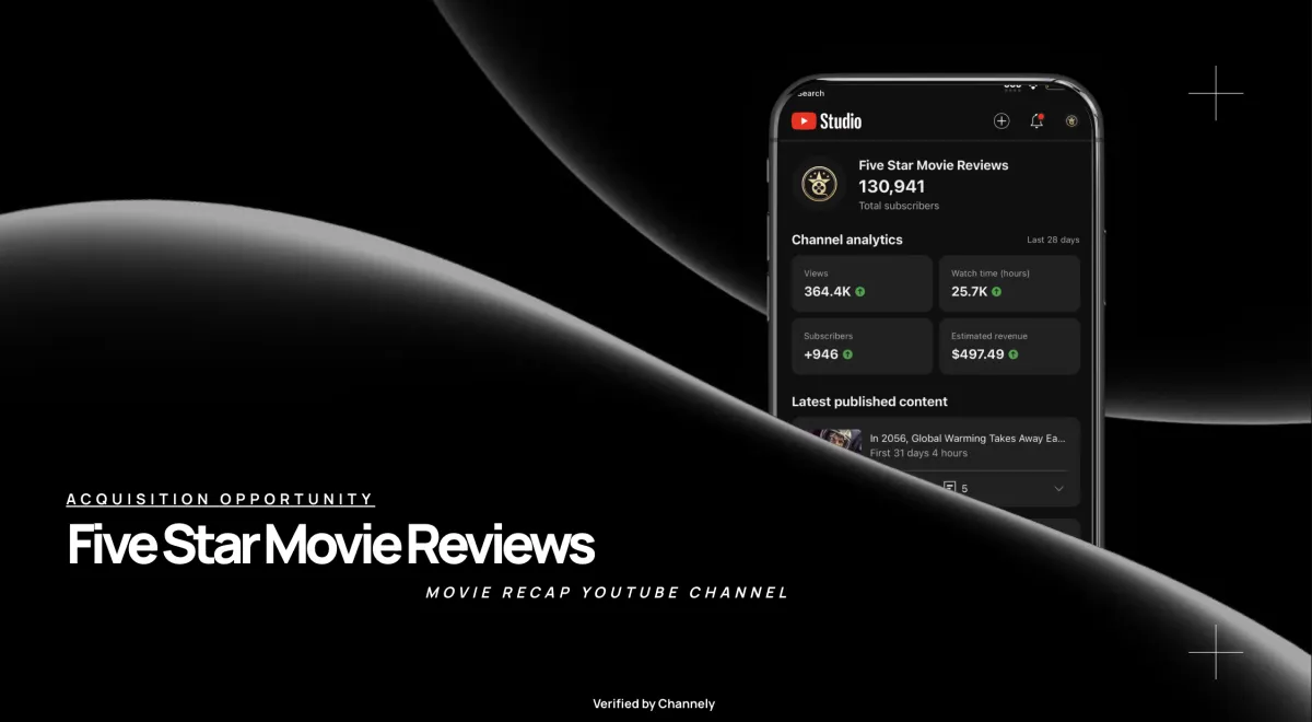 FiveStarMovie Reviews YouTube Channel