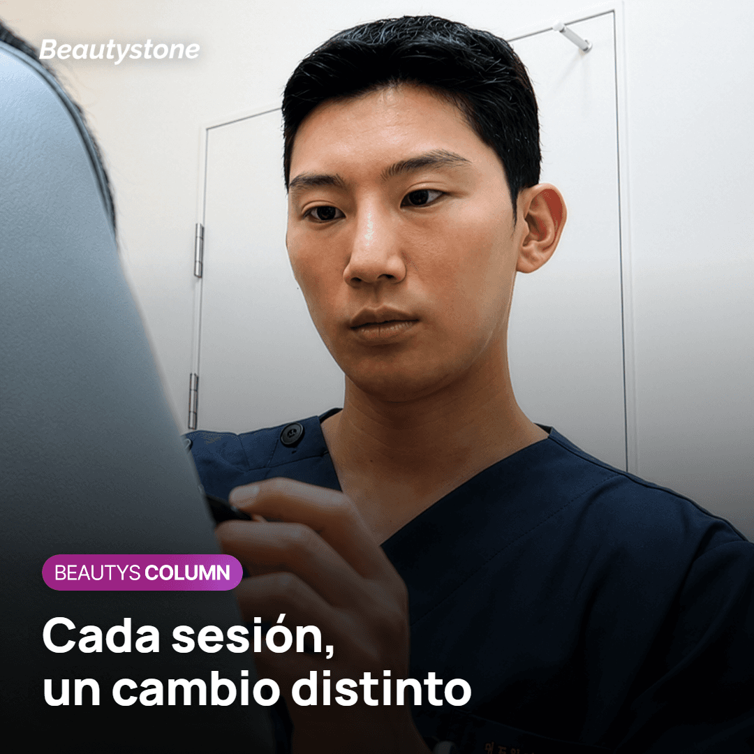 Cambios en cada sesión de Juvelook y número de sesiones