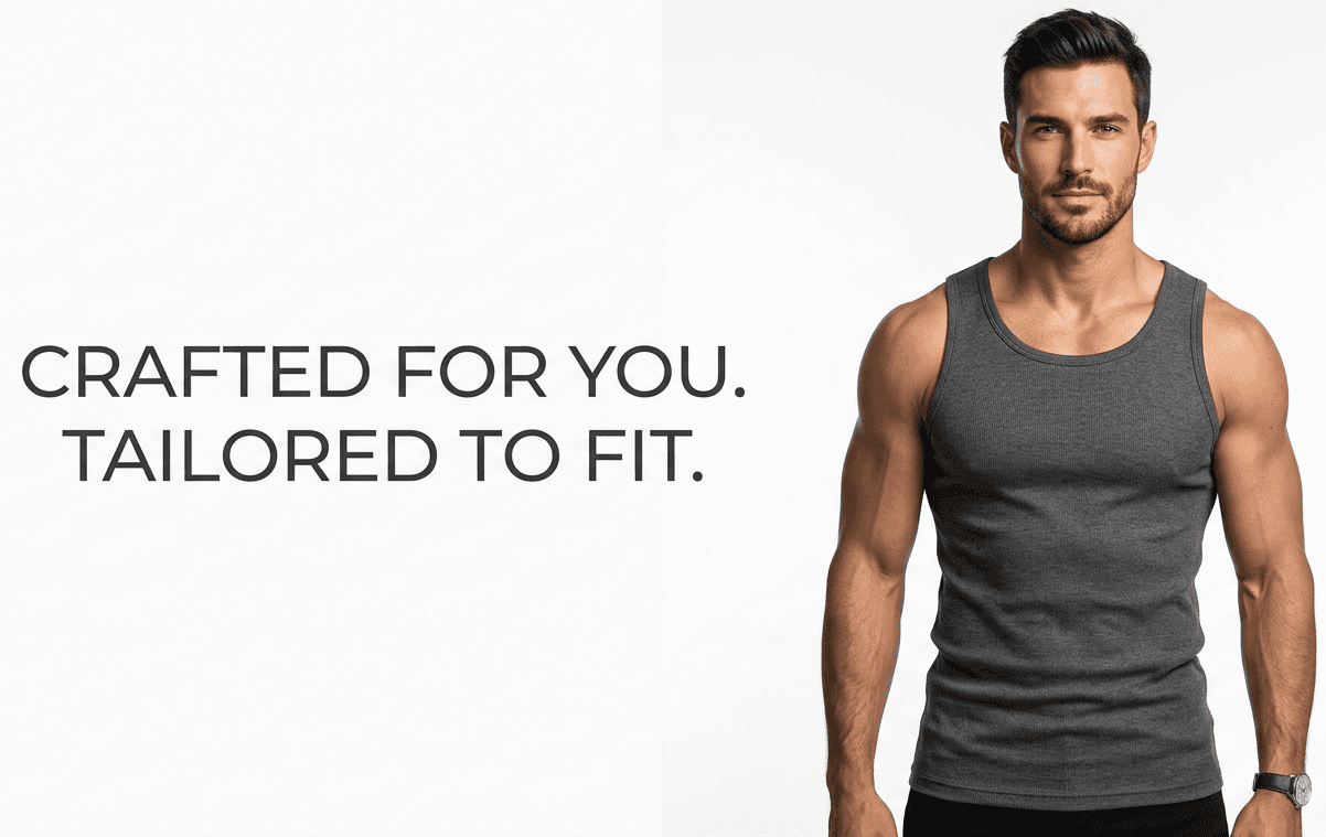 Men’s Custom Tank Tops E-commerce Brand for sale