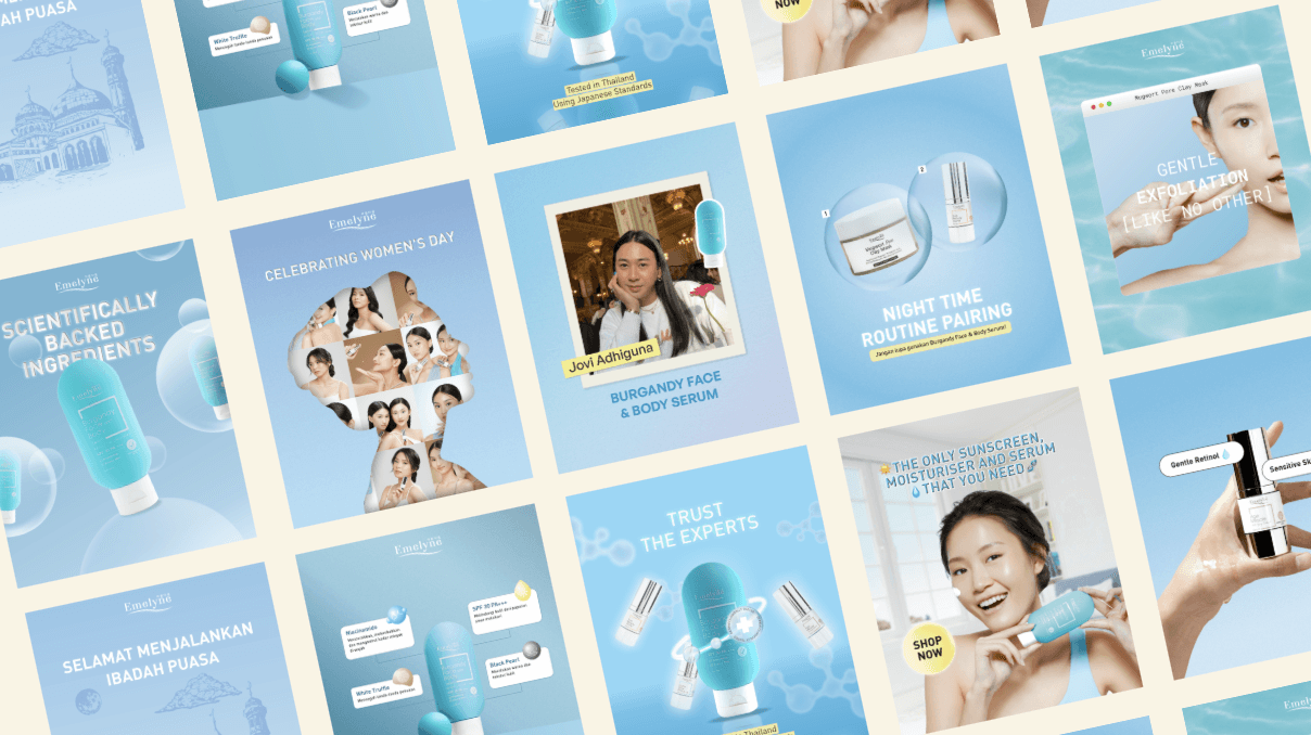 Emelyne Social Media Mockup