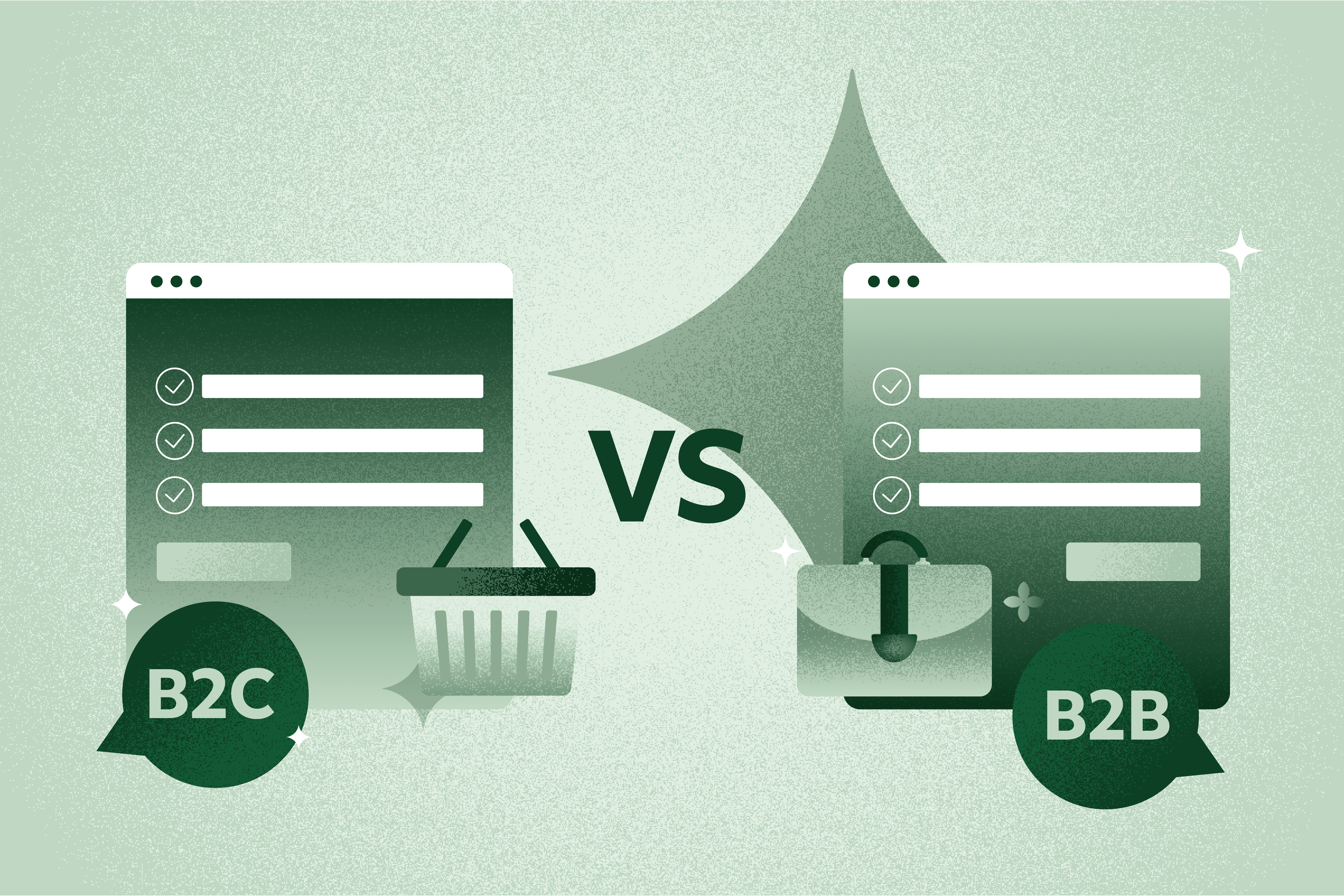 أبرز7 اختلافات بين استبيانات الأعمال بين الشركات (B2B) واستبيانات الأعمال للمستهلكين (B2C)