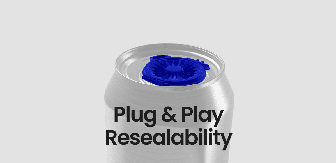 Plug and Play Resealability with the click cap