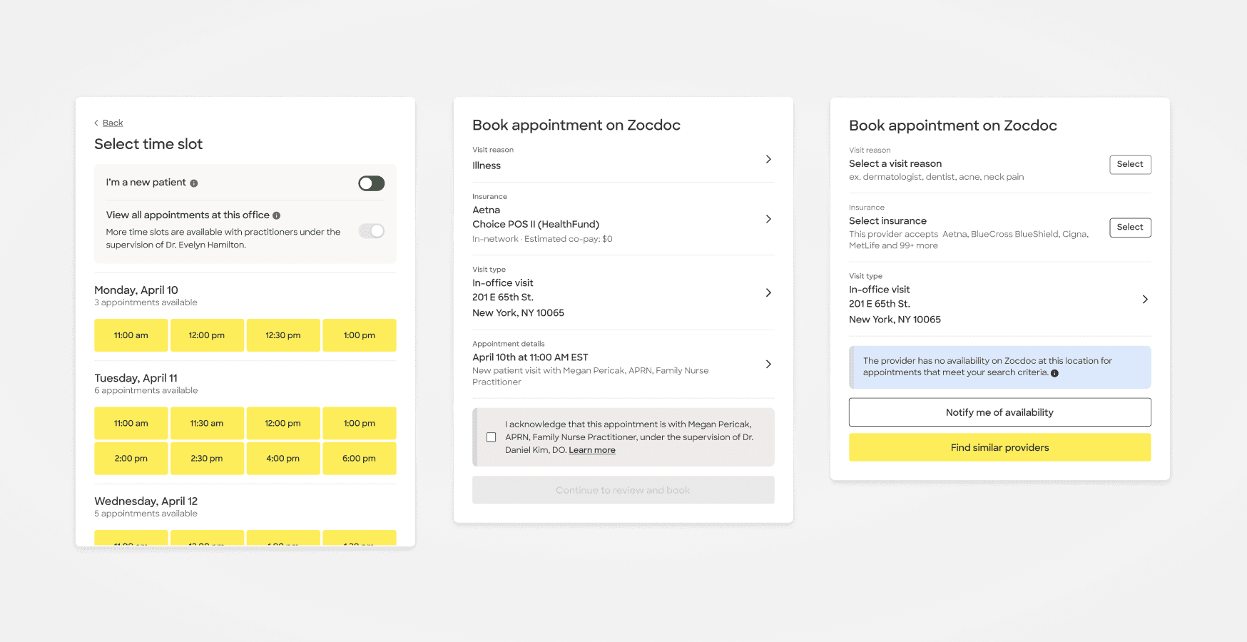 Zocdoc Booking Module 3