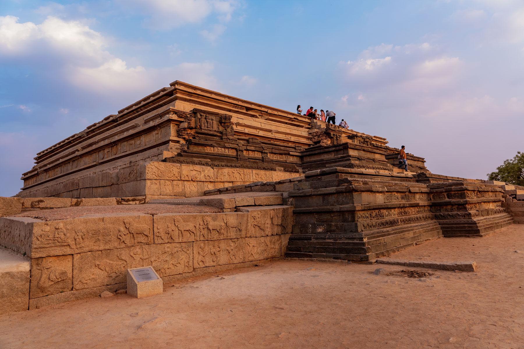 Hampi ruins of the queen's palace