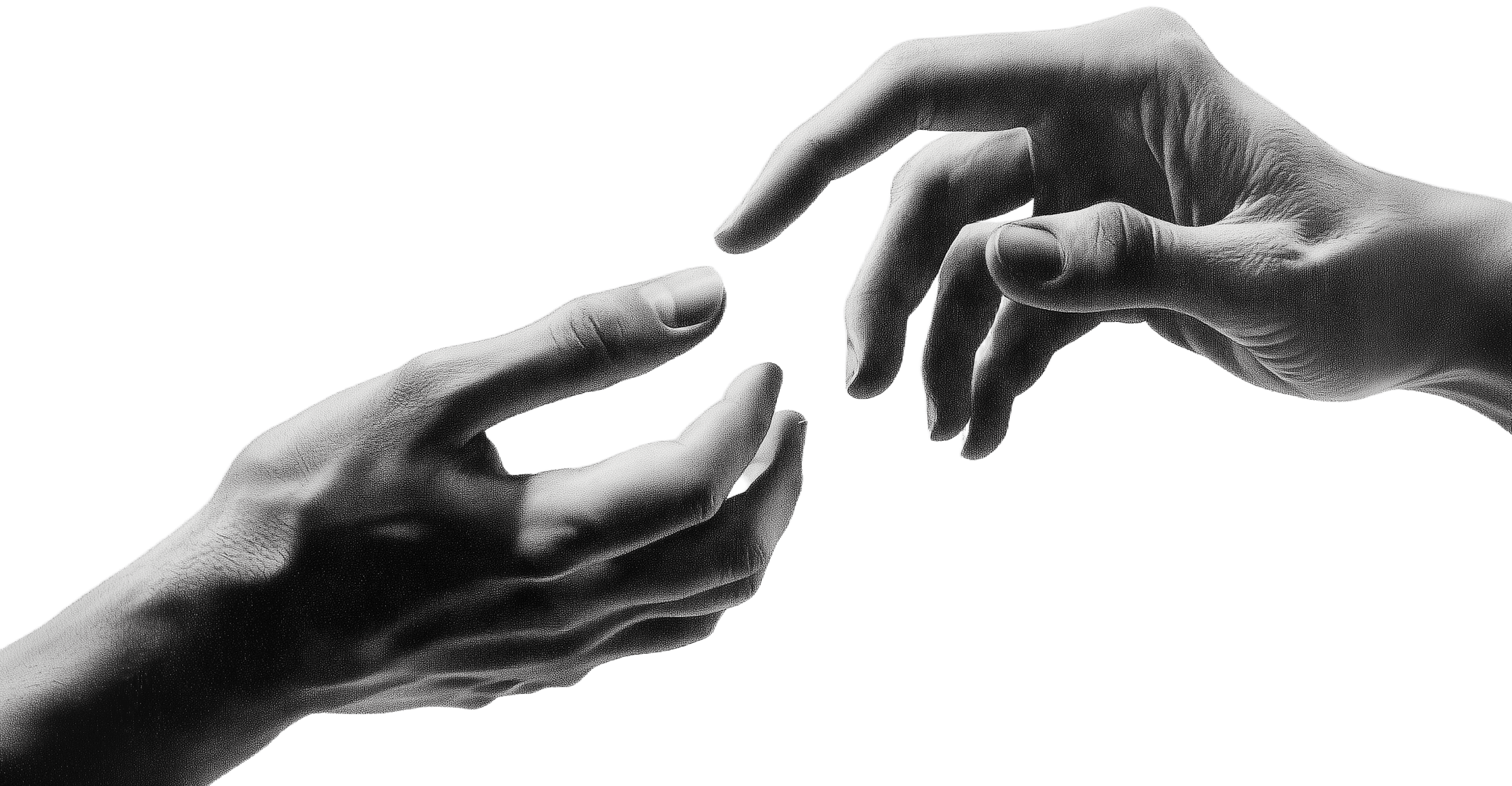 Hands Reaching Out