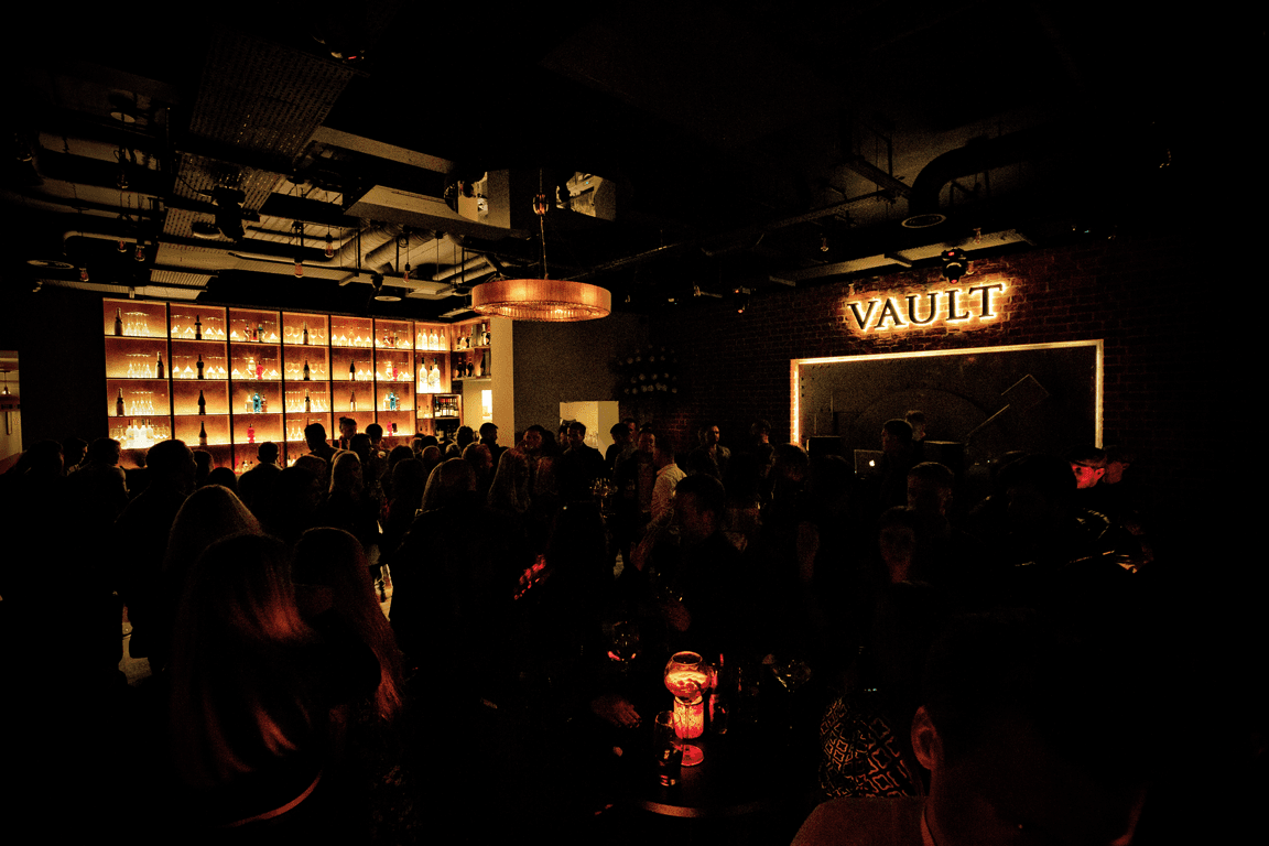 Inside Vault Shenfield - filled with people dancing