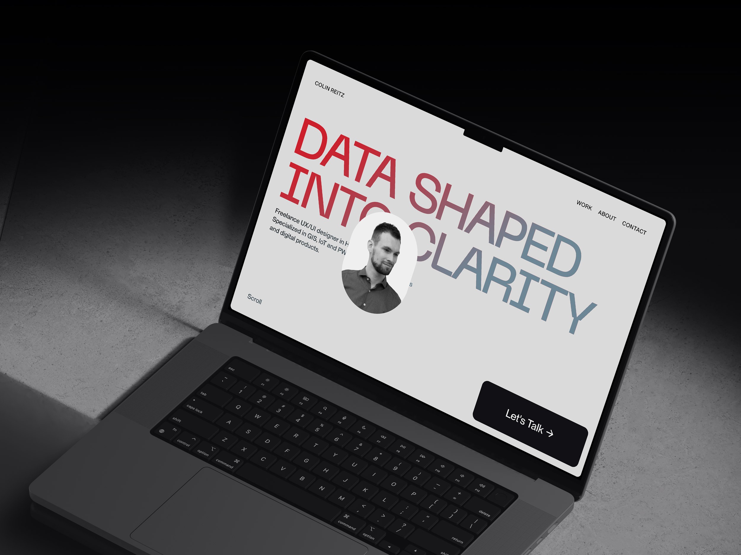 Cover image of Colin Reitz website and design portfolio.