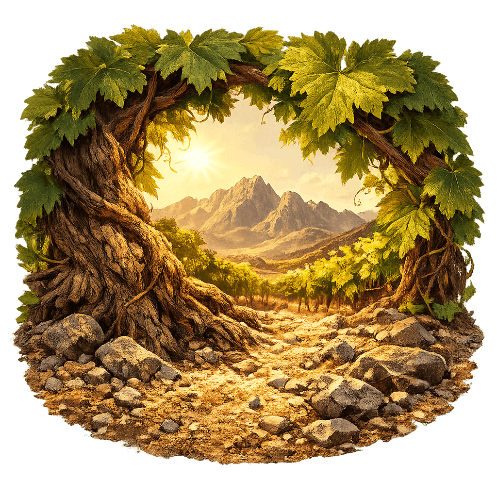 Detailed graphic of the Silgueiros wine region.