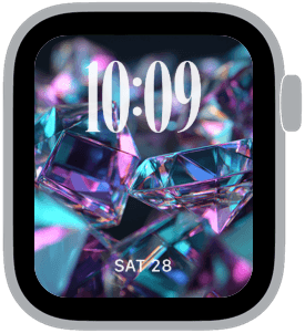 A selection from the Jade Atmos Apple Watch face collection