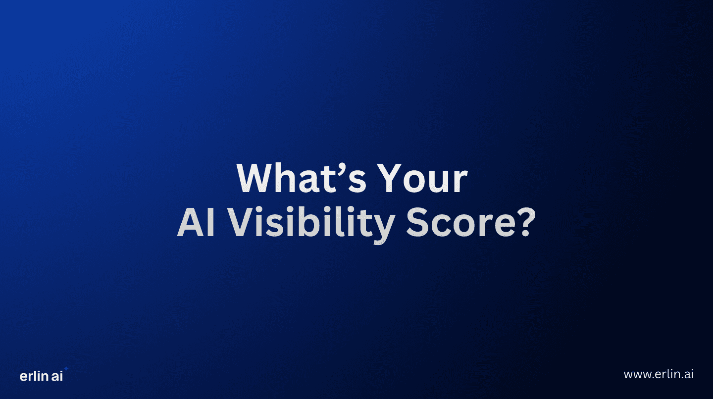 AI visibility score