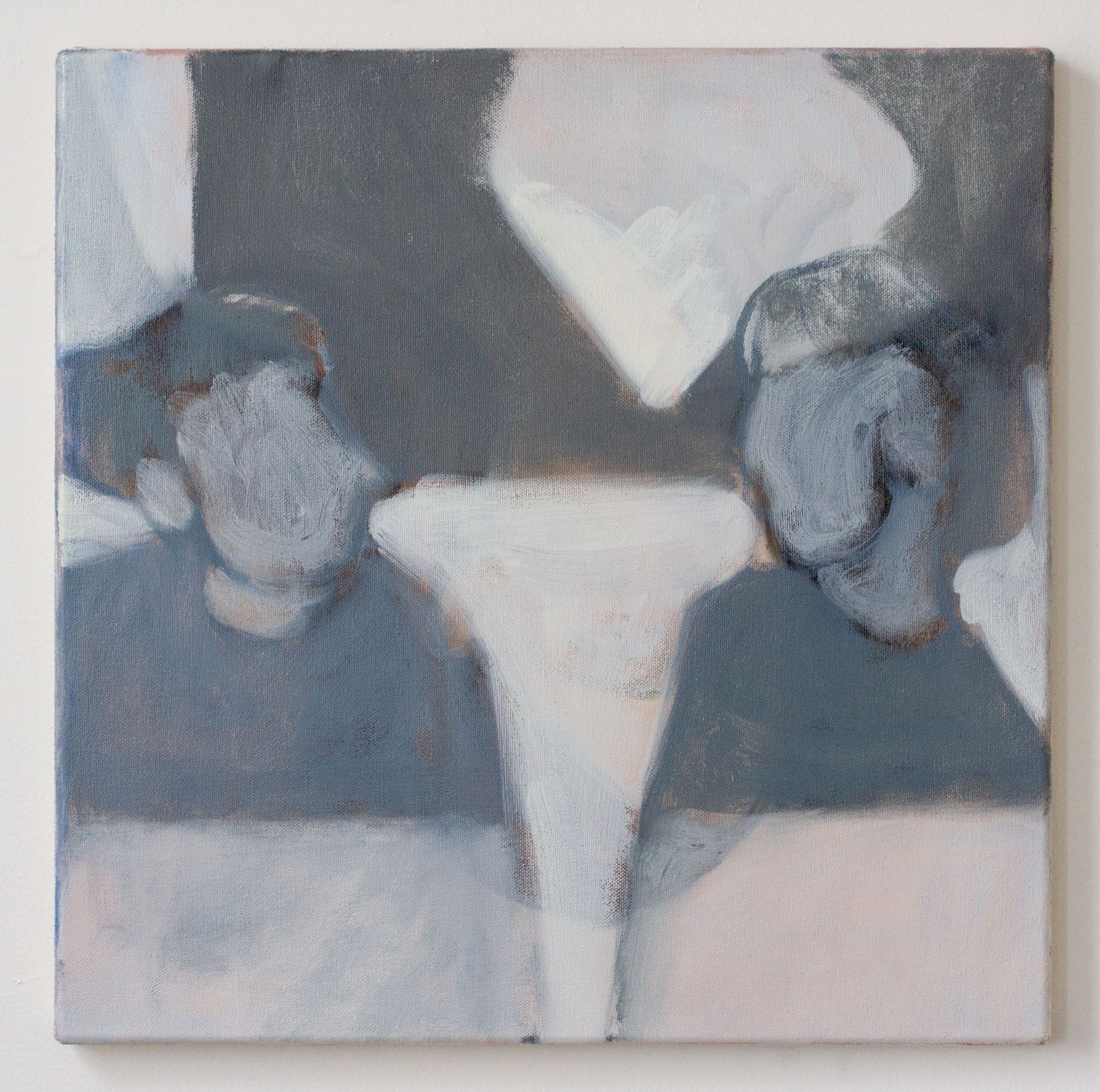 Friends, 2023, oil on canvas, 13x13"