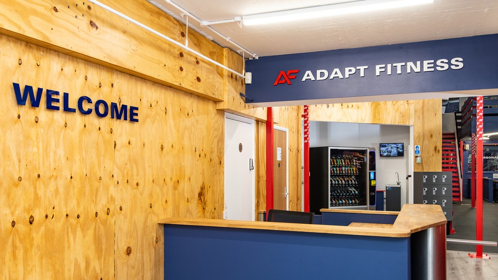 Adapt Fitness entrance room