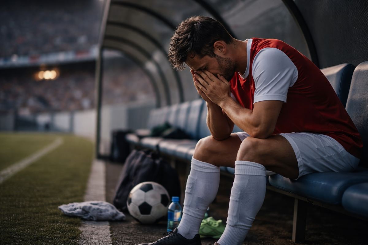 Salud Mental en el trabajo de un jugador de fútbol