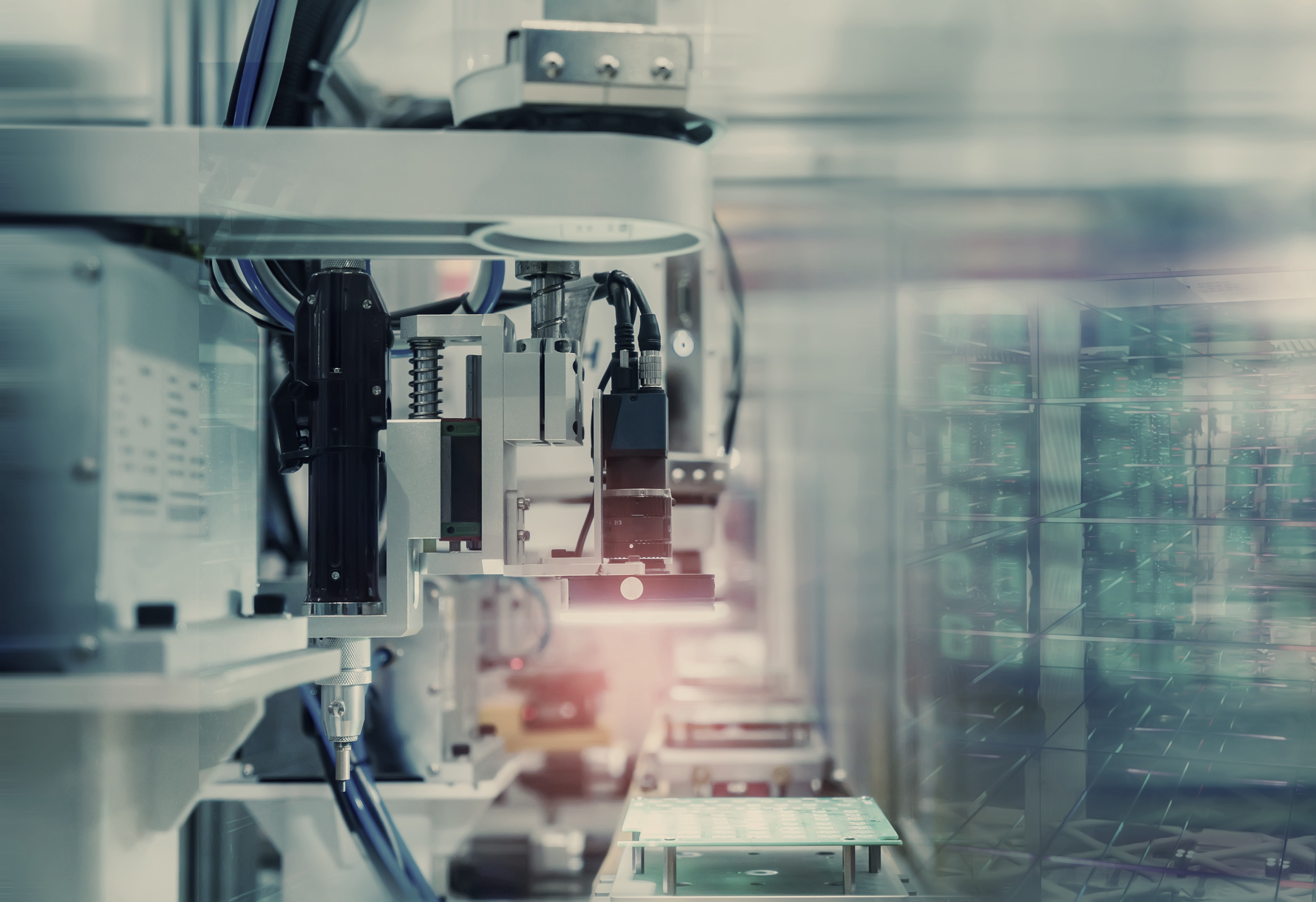 Automated laboratory analyser within pathology laboratory