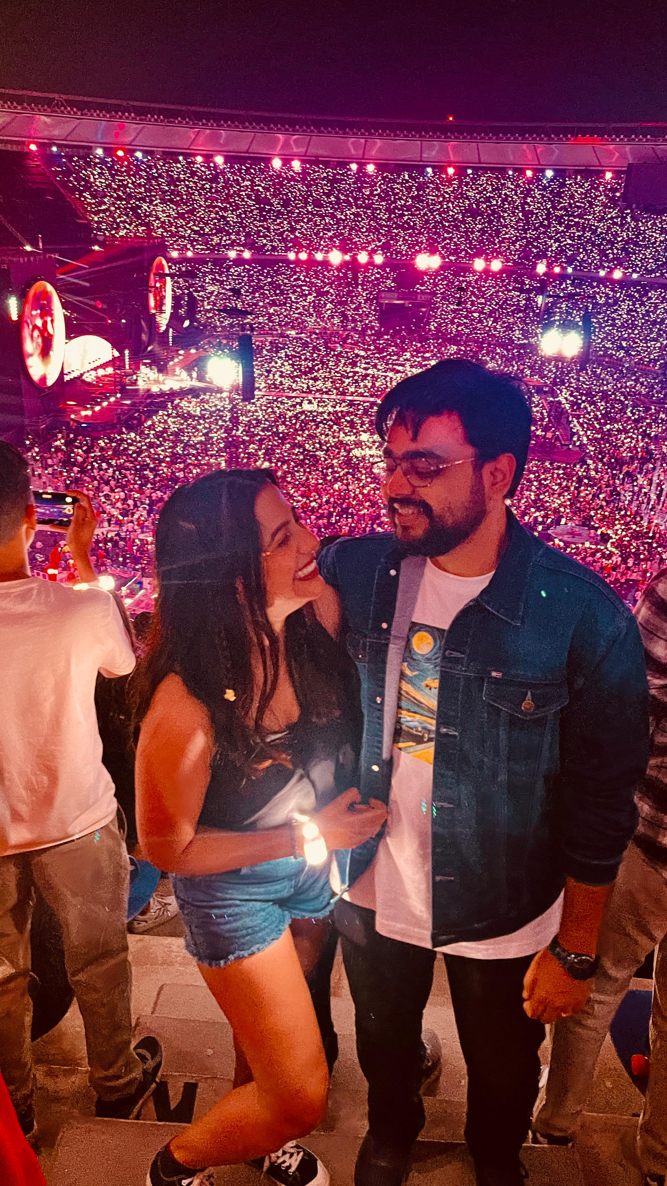 Hopping concerts with my love