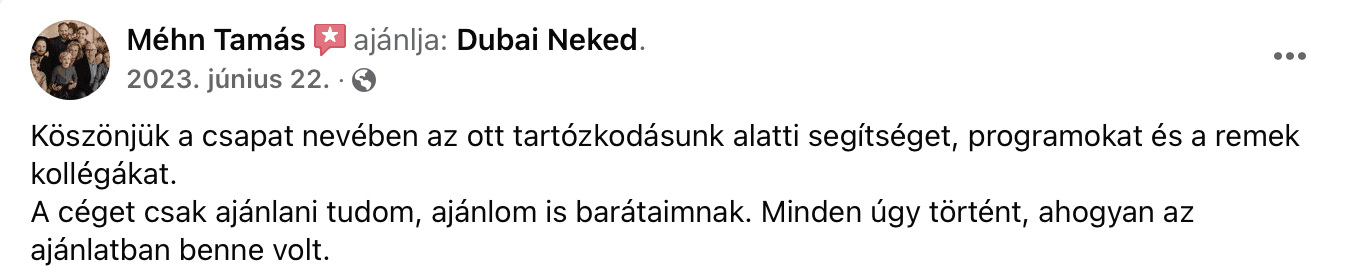 dubai utazás dubaineked vélemények