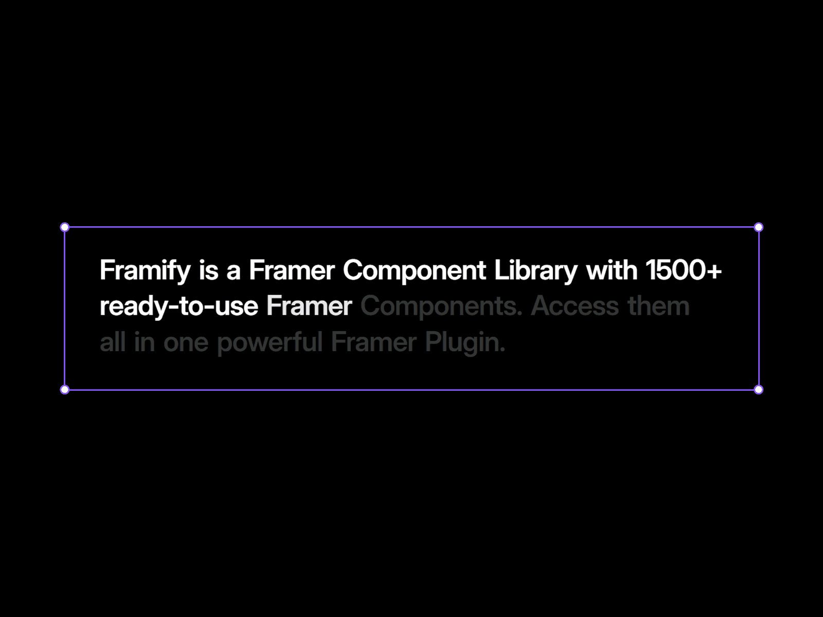 Framer Text Reveal Code Component