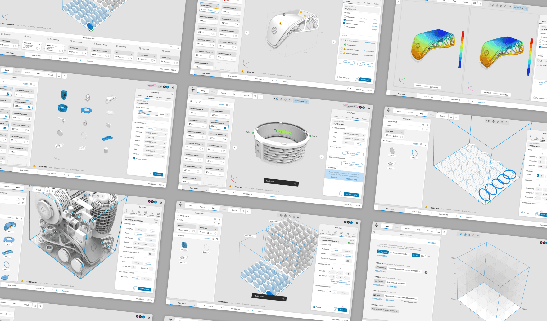 Image of software design for HPuser interface for 