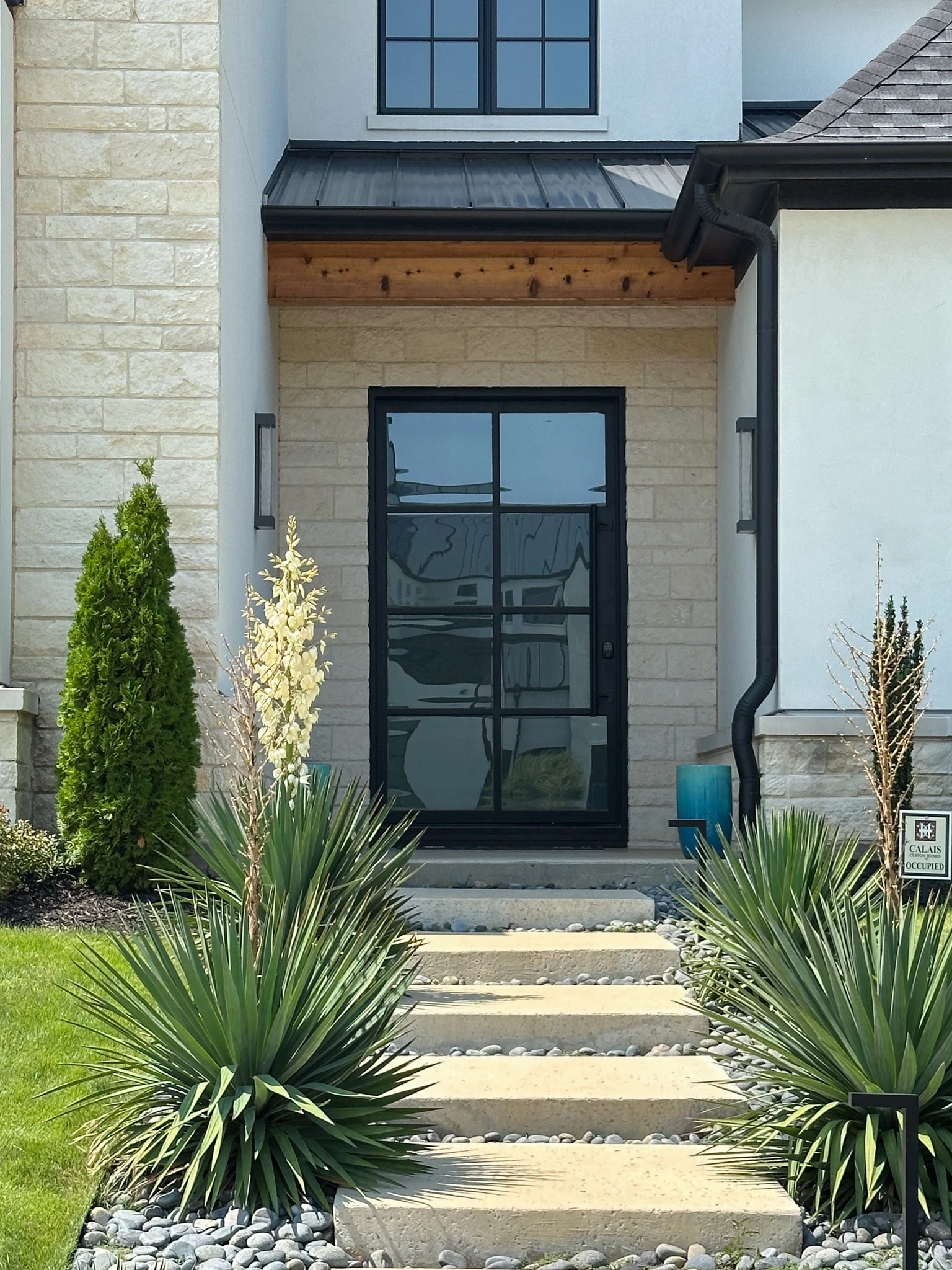 Traditional wrought iron double doors by M2 Metals Iron Doors DFW