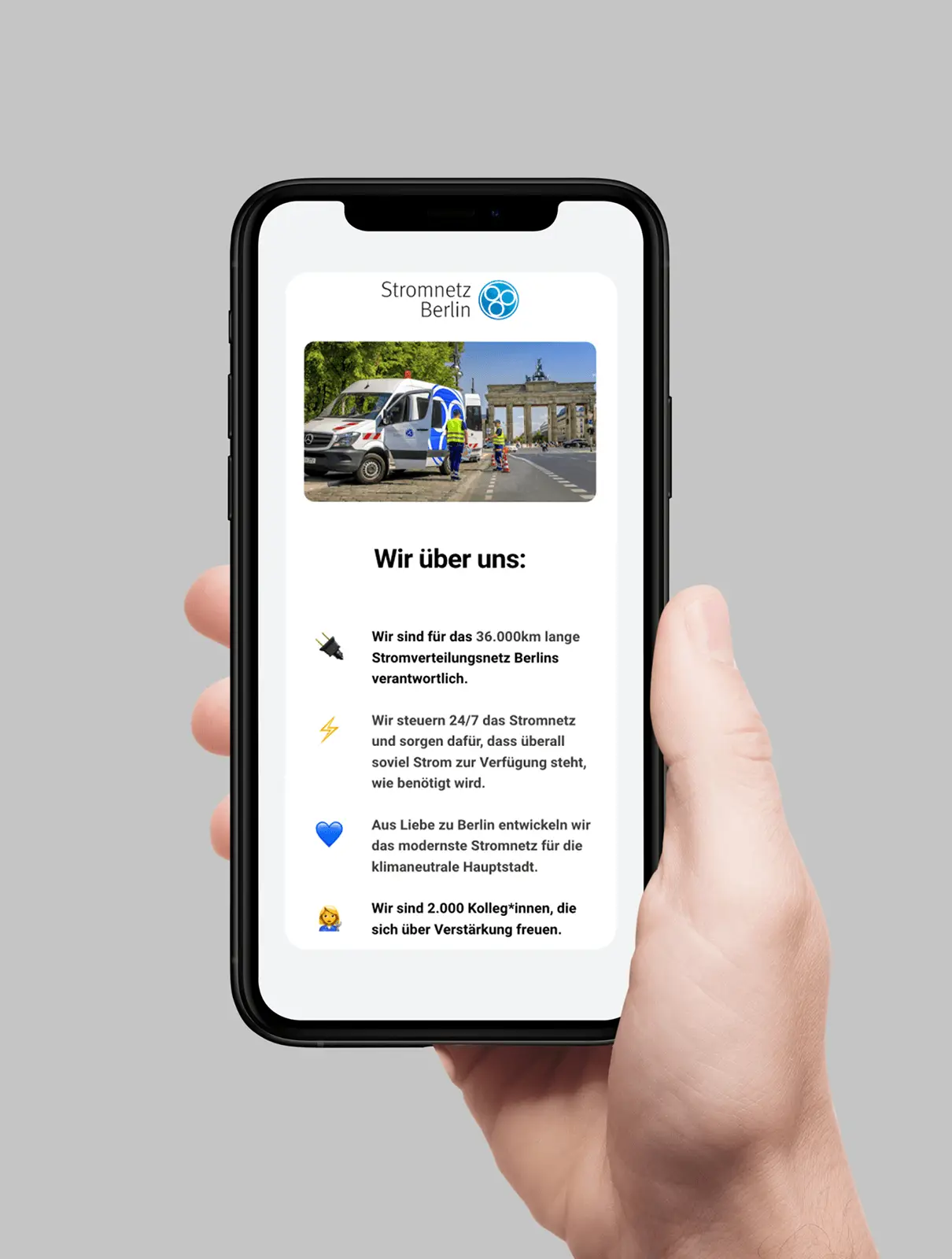 Lead Gen Kampagne unseres Kunden Stromnetz Berlin