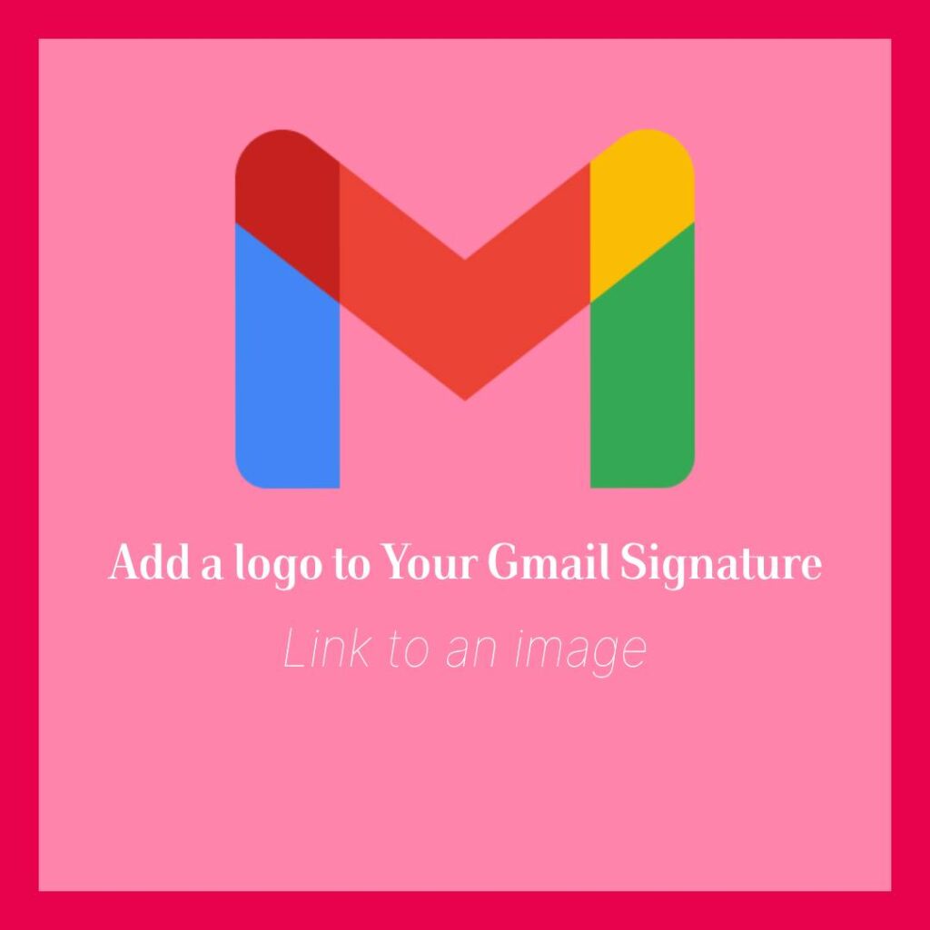 Add logo to gmail signature