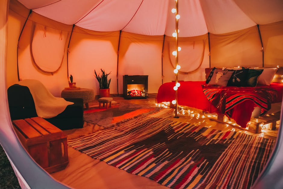 Luxury camping tents with plush interiors - luxury tent holidays