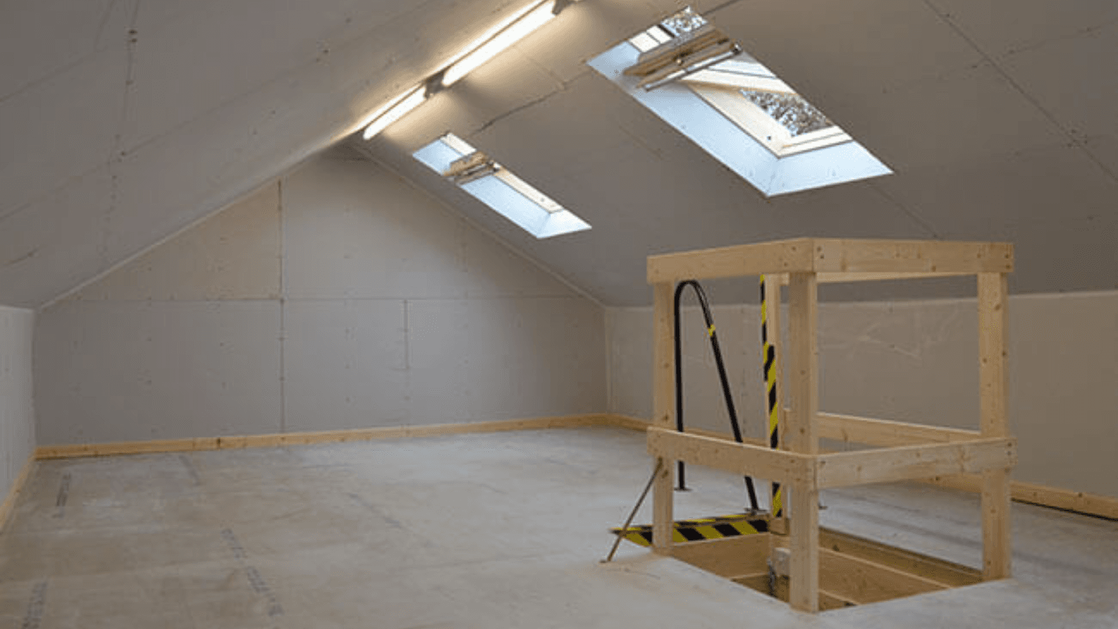 Lofted Storage Space