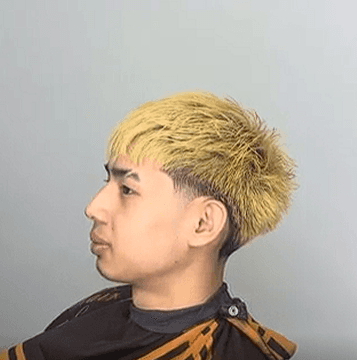 Modern hair salon with mirrors and styling chairs