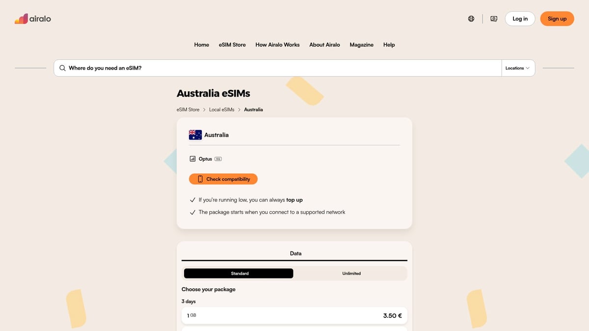 Top 10 Airalo Countries to Visit in 2026 - Australia