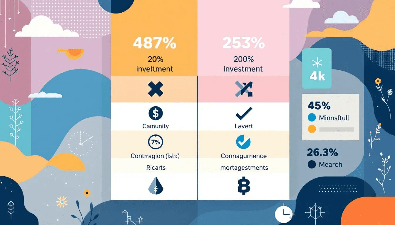 A comparison chart of various asset allocation strategies.
