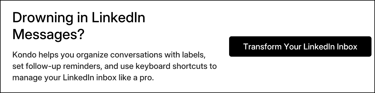Drowning in LinkedIn Messages?