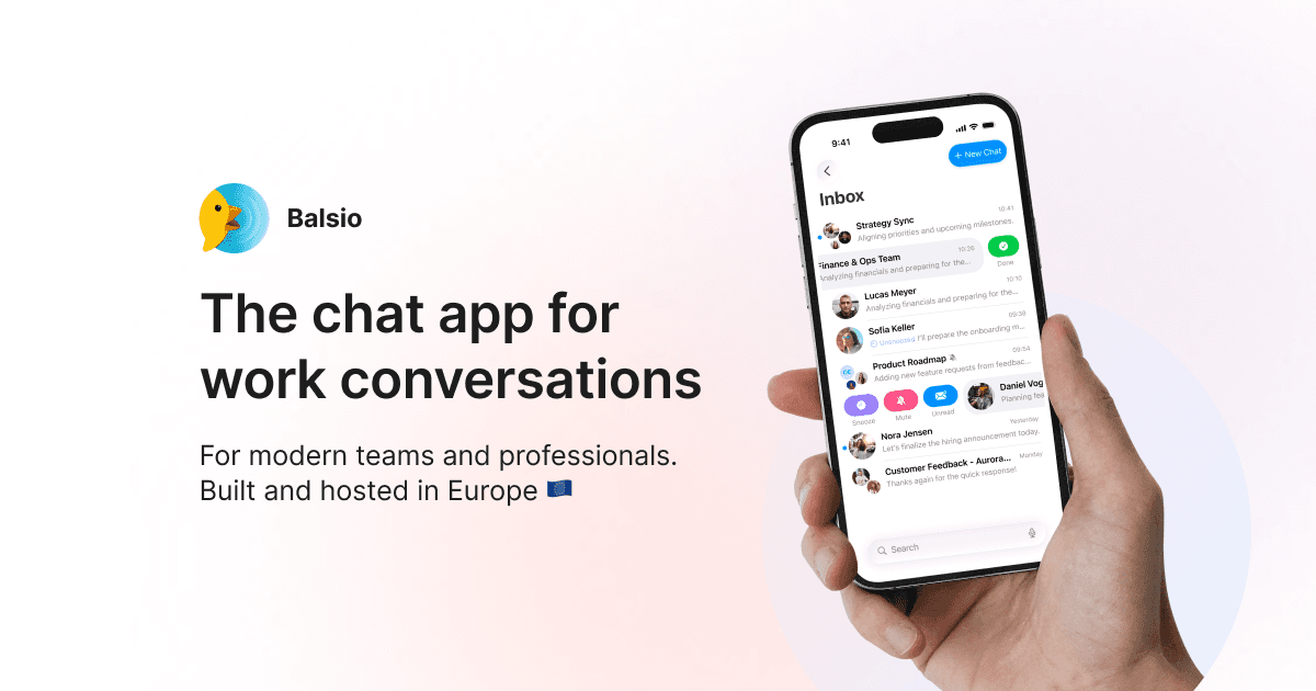 Balsio – Work Chat & Productivity